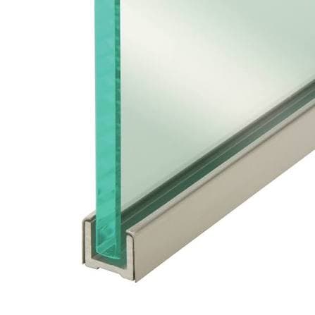 GR59 Glazing Channel (4mm Glass) x 100M Roll Black - Black (Hware)