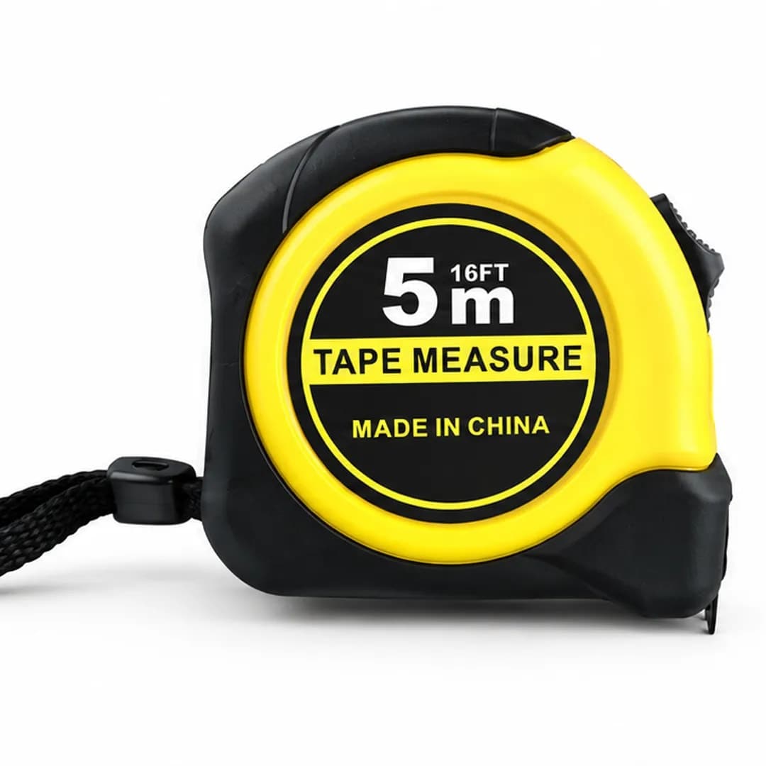 5M (16FT) Tape Measure with Carbon Steel Blade with ABS Plastic case